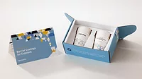 Image of paper cups employing a recyclable barrier coating.