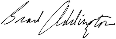 Brad Addington signature