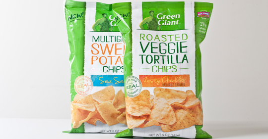 green giant veggie chips feature