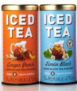 The Republic of Tea Iced Tea metal can