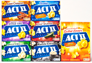 Act II paperboard popcorn packaging