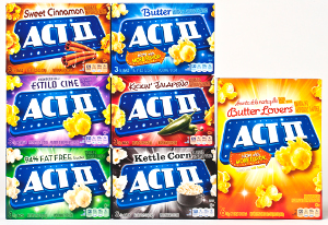 Act II paperboard popcorn packaging
