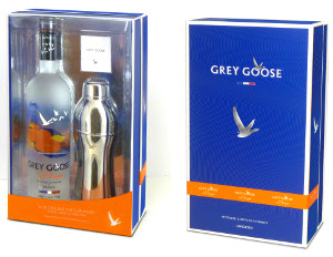 Grey Goose vodka packaging