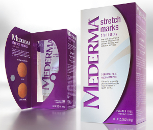 Mederma Stretch Marks Therapy paperboard packaging