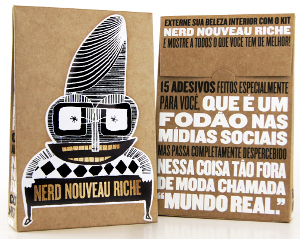 Nerd Nouveau Riche stickers