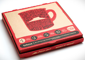 Pizza Hut pizza box