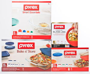Pyrex cooking tools boxes