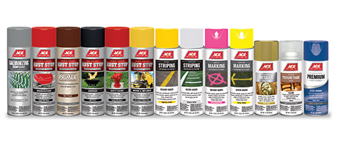 Design Gallery Metal Packaging ace brand spray paint