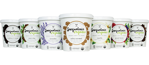 snoqualmie organic ice cream Design Gallery 2017 Paperboard