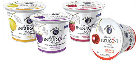 seriously indulgent yogurts Design Gallery 2017 Rigid Plastic